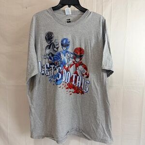 Hasbro Men's Power Rangers Let's Do This Group Shot Tee 3XL
